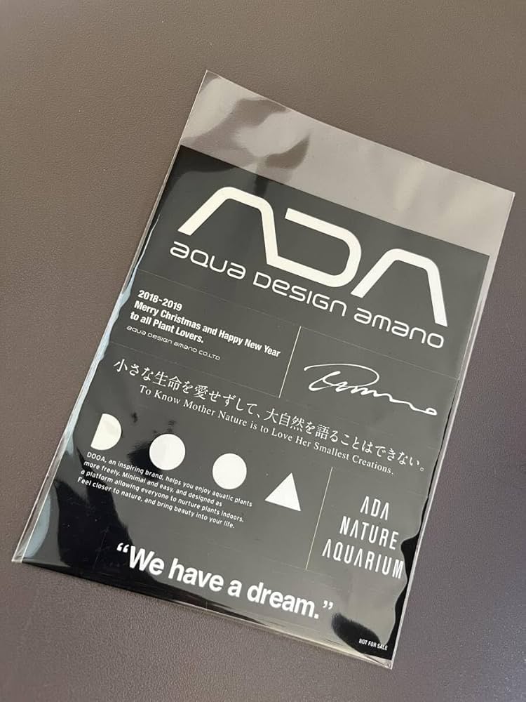 Amazon.co.jp: ADA アクアデザインアマノ ステッカー 水草水槽